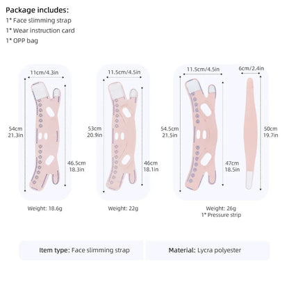 Dermova™ Face Slimming Bandage – Sculpt Your Way to a Sleeker V-Line ✨