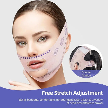 Dermova™ Face Slimming Bandage – Sculpt Your Way to a Sleeker V-Line ✨