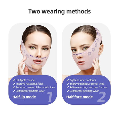 Dermova™ Face Slimming Bandage – Sculpt Your Way to a Sleeker V-Line ✨