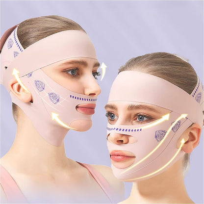 Dermova™ Face Slimming Bandage – Sculpt Your Way to a Sleeker V-Line ✨