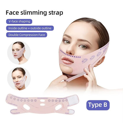 Dermova™ Face Slimming Bandage – Sculpt Your Way to a Sleeker V-Line ✨